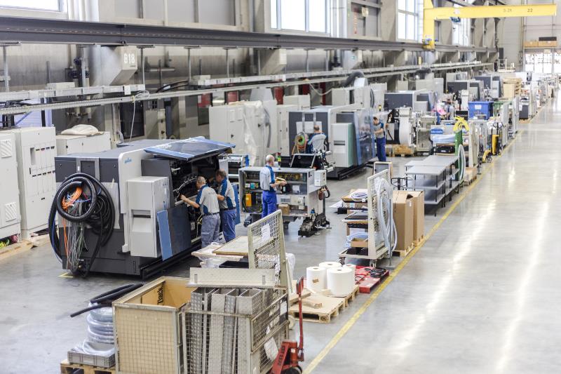 Equipment manufacture. Gallus Labelfire. Современная типография. Полиграфическая промышленность. Цех типографии Heidelberg.